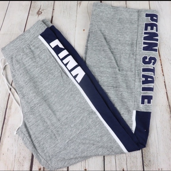 VS PINK Collegiate PENN State Sweatpants gray blue - Picture 2 of 5